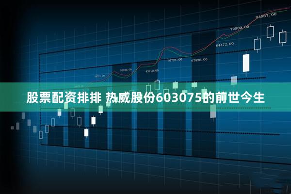 股票配资排排 热威股份603075的前世今生